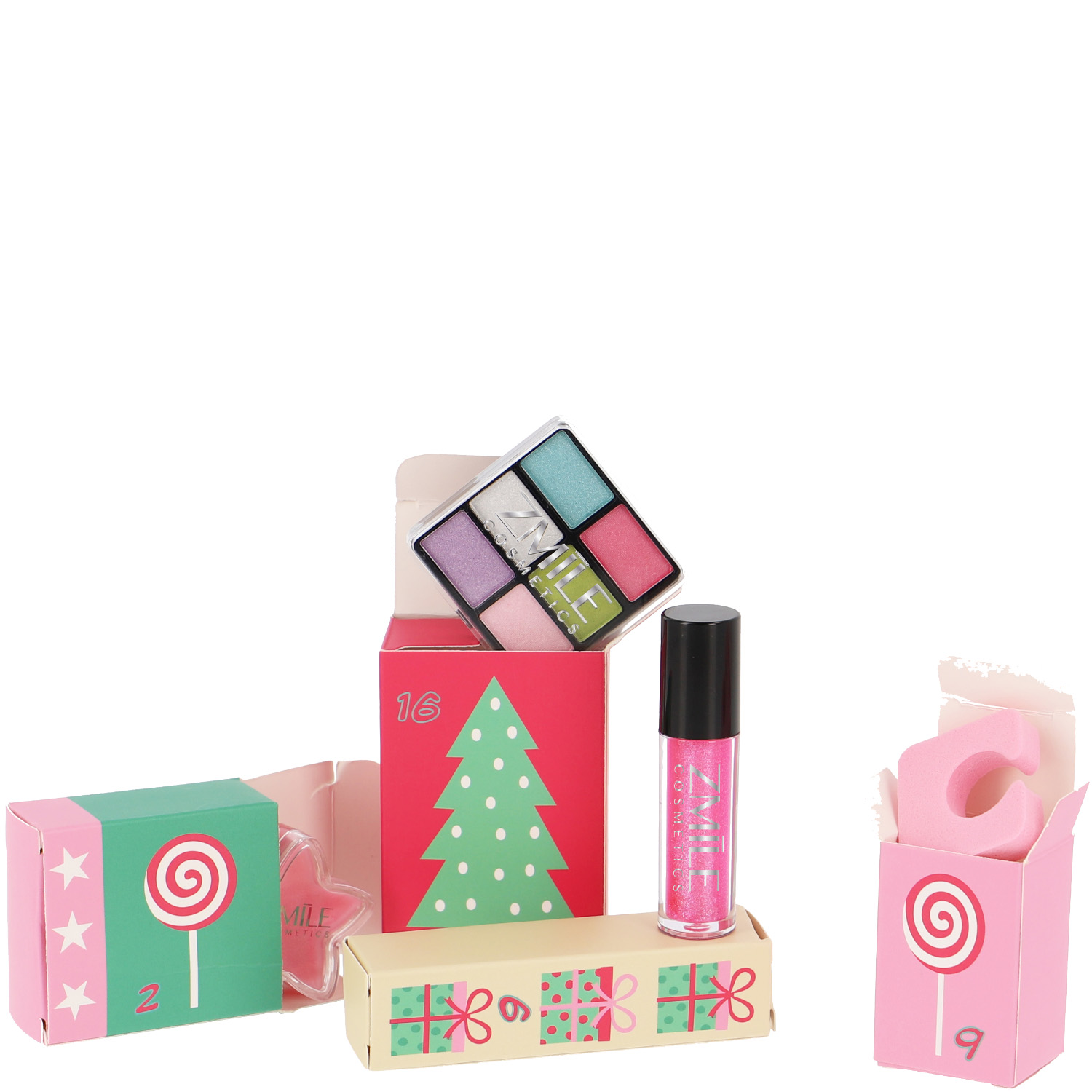 ZMILE Cosmetics Adventskalender Puzzle "Oh What Fun" gefüllt mit verschiedener Kosmetika & Accessoires