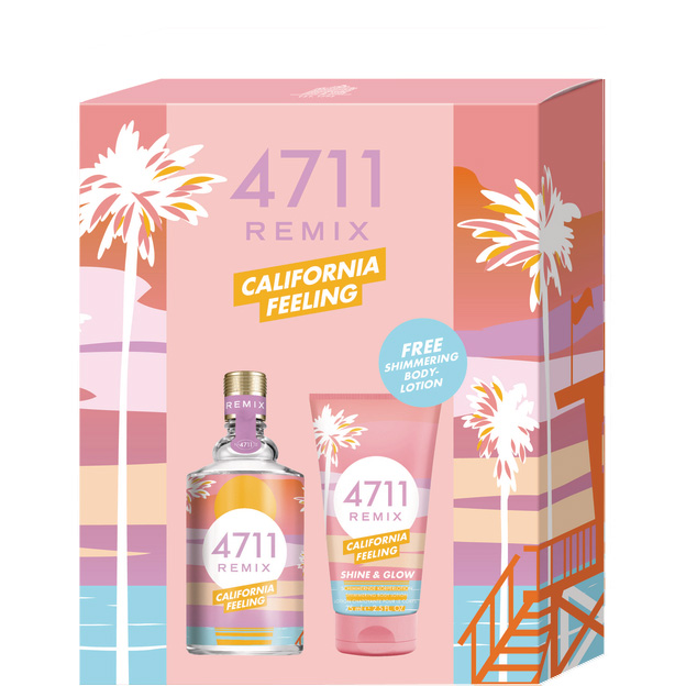4711 Remix California Feeling Set Eau de Cologne 100ml & Body Lotion 75ml
