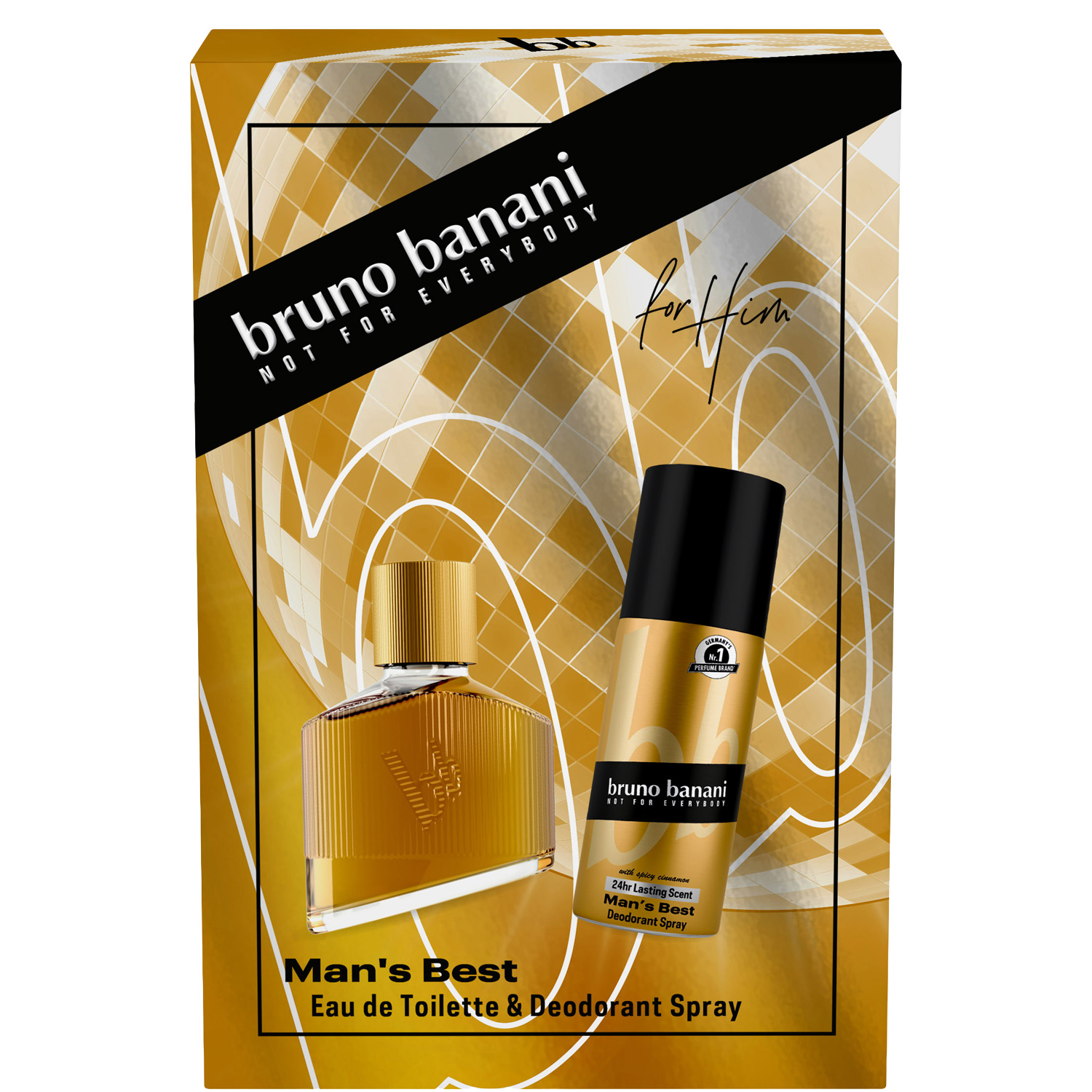 Bruno Banani Man's Best Set Eau de Toilette 30ml & Deodorant Spray 50ml