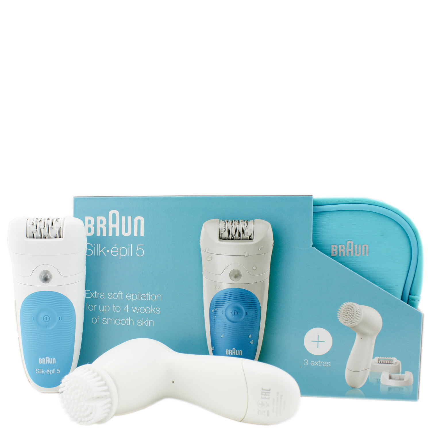 Braun Silk-épil 5-545GS Wet & Dry Epilierer mit 3 Extras