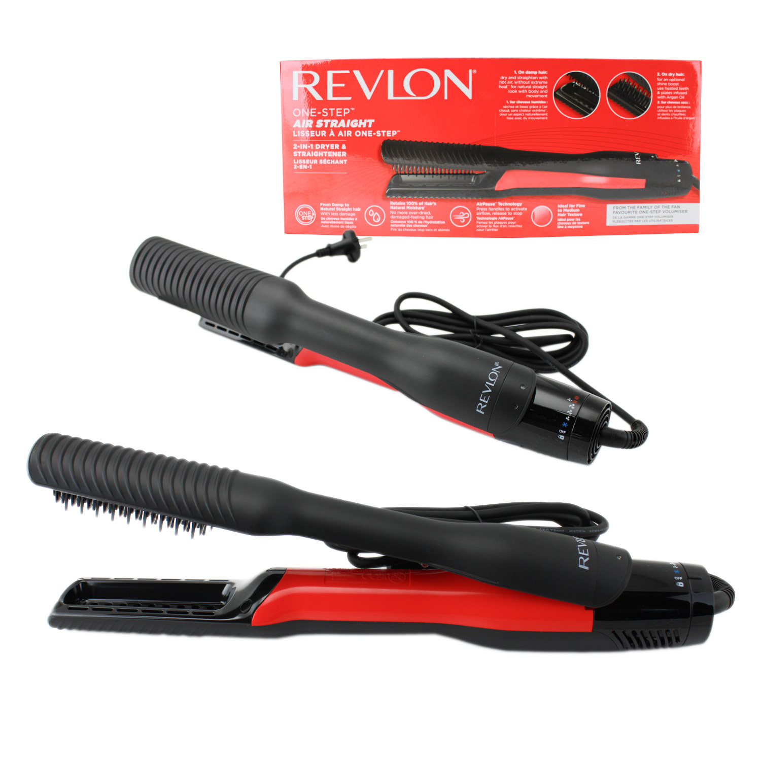Revlon One-Step Air Straight 2in1 Dryer & Straightener