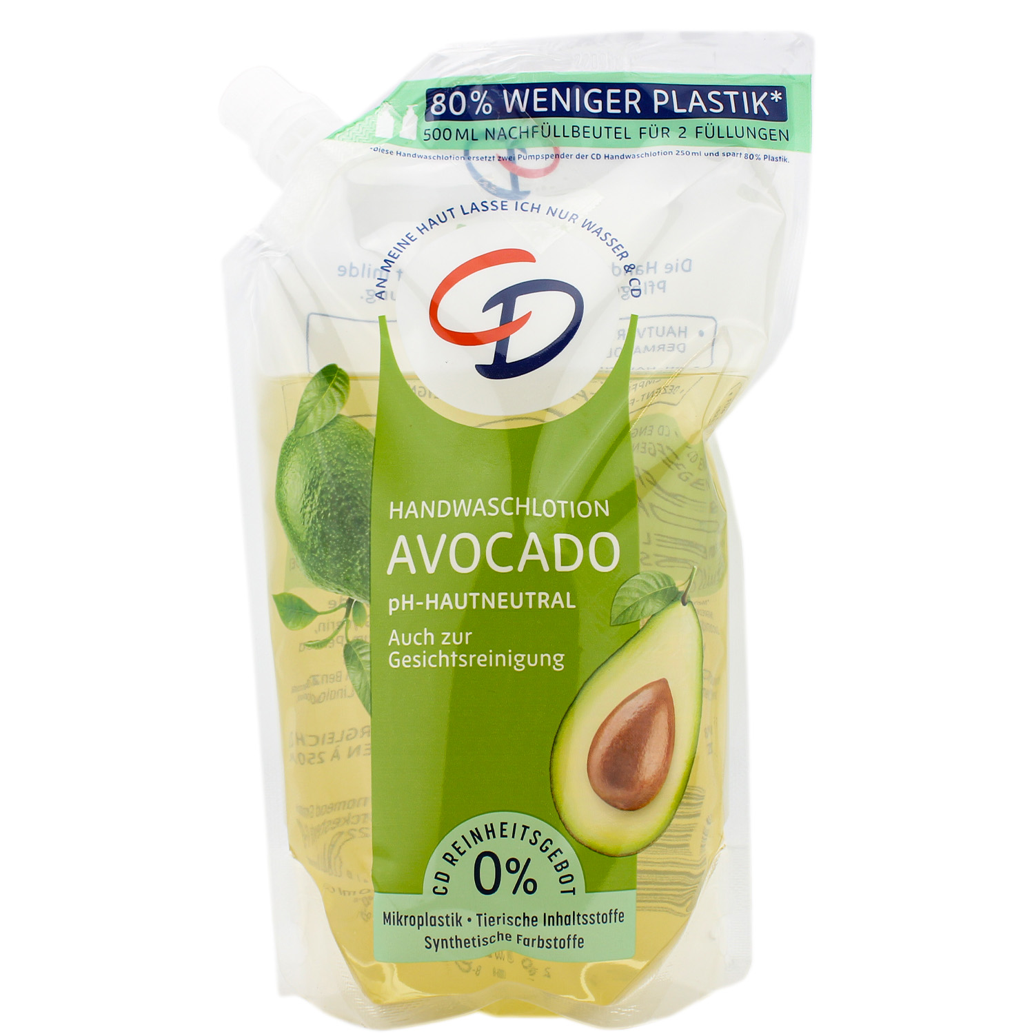 CD  Avocado Handwaschlotion im Nachfüllbeutel 500ml