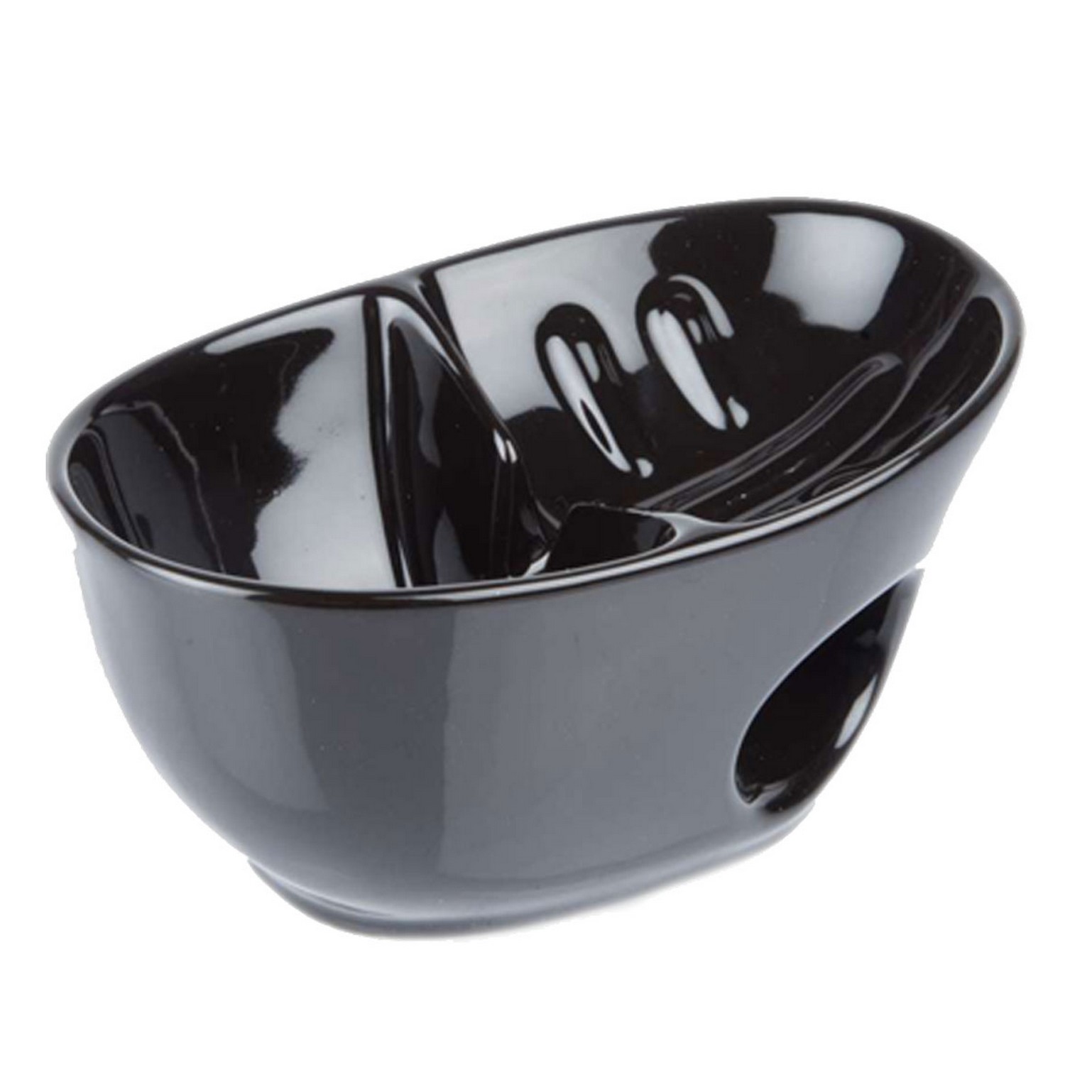 Rasiermug Keramik in Schwarz