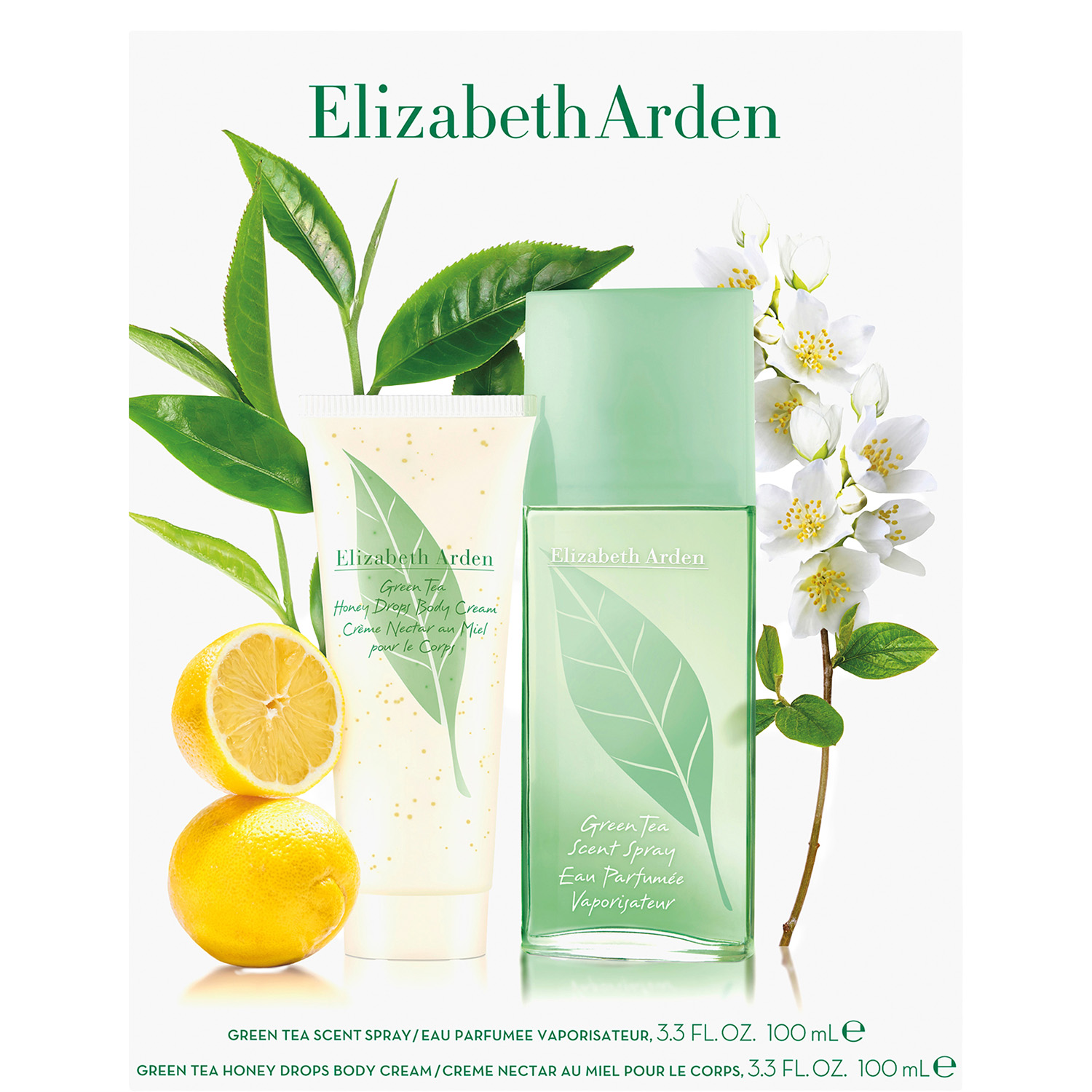 Elizabeth Arden Green Tea Set Eau de Parfum 100ml & Honey Drops Body Cream 100ml