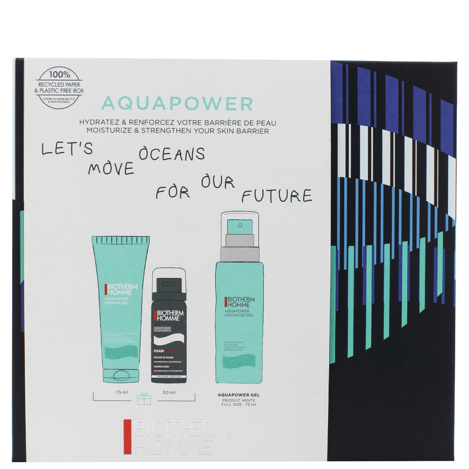 Biotherm Homme Aquapower Pflegeset 3-teilig