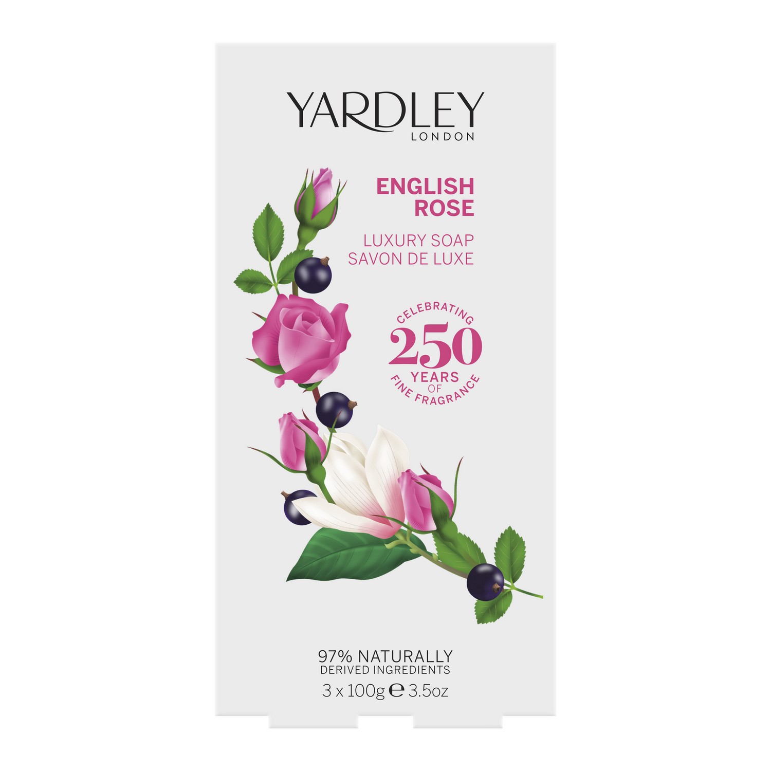 Yardley English Rose Seife 3x100g