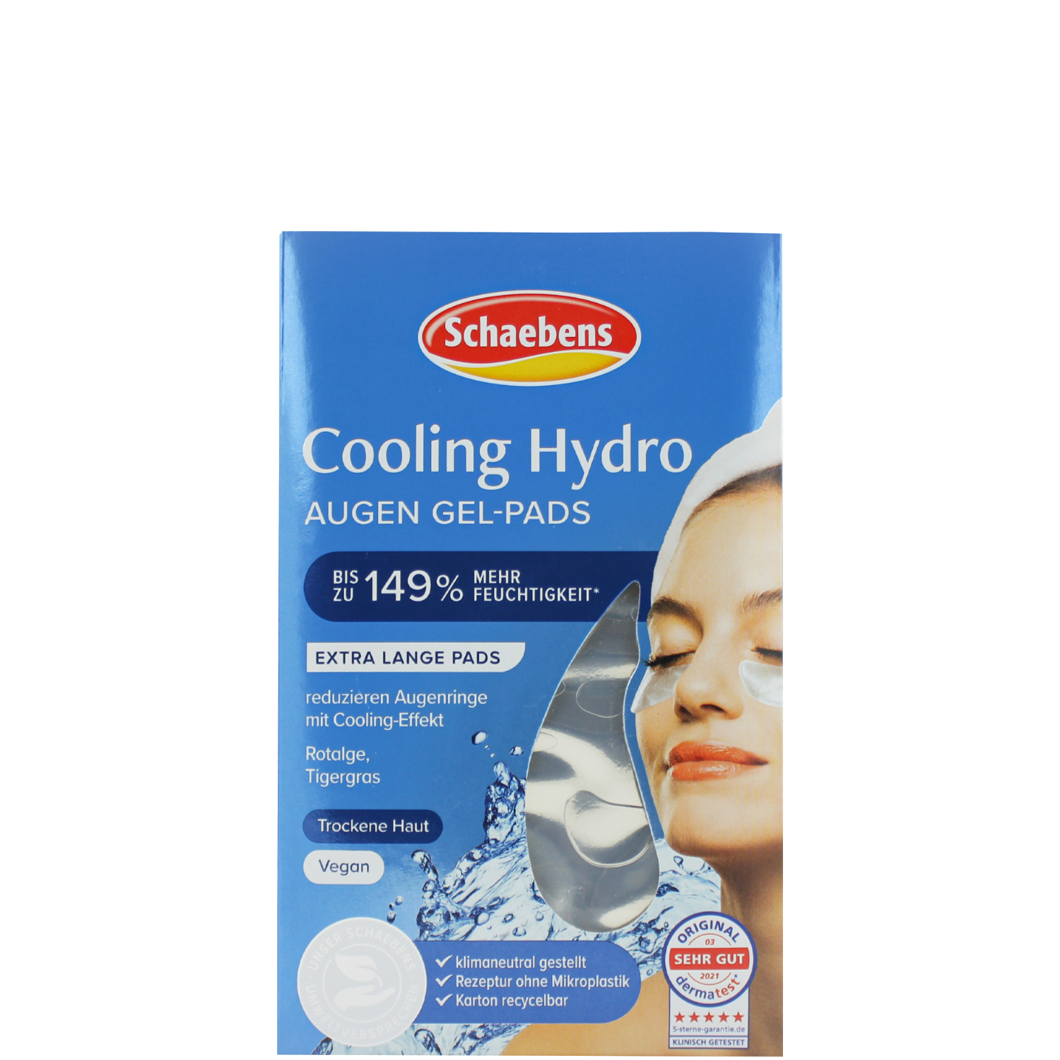 Schaebens Cooling Hydro Augen Gel-Pads 1 Paar