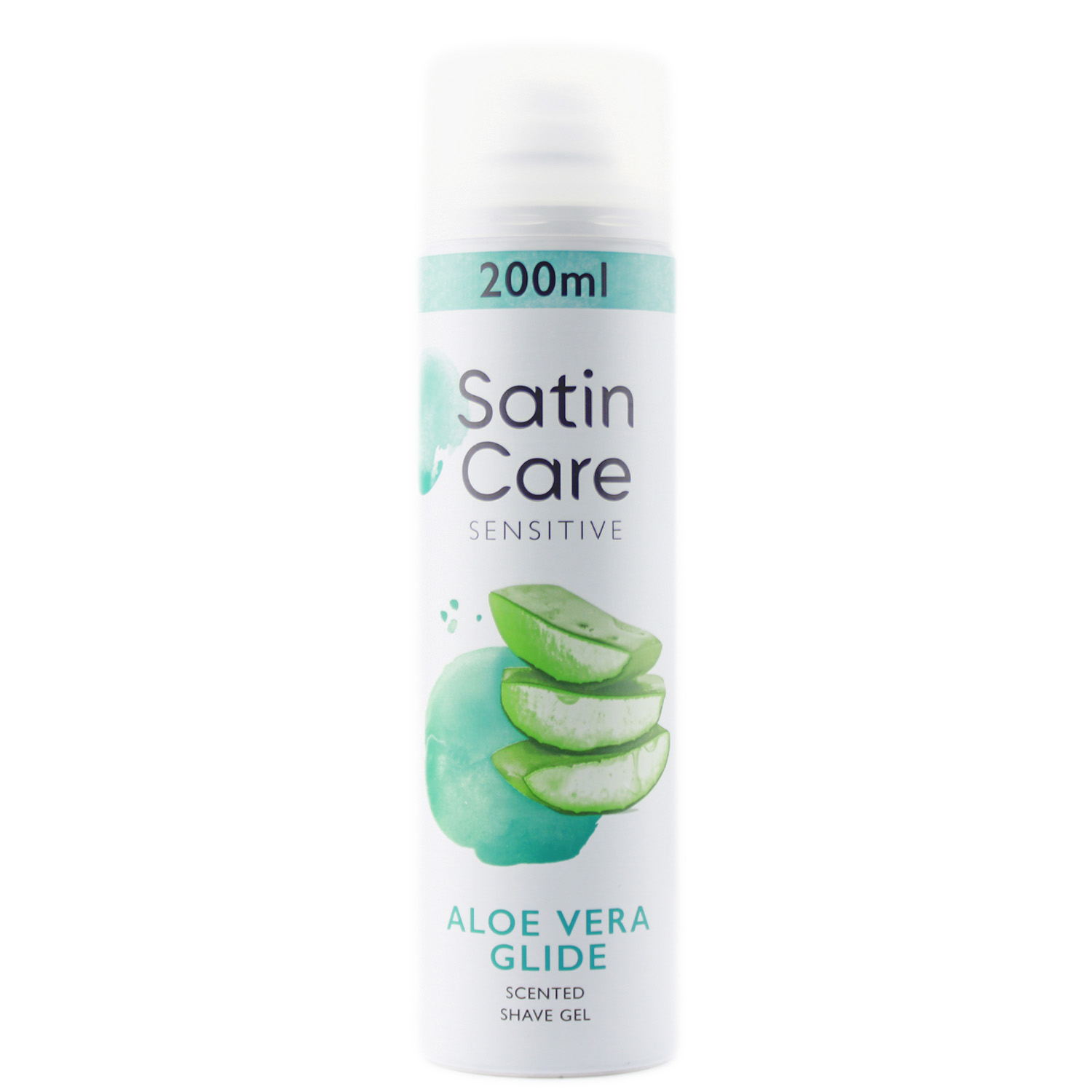 Gillette Satin Care Sensitive Aloe Vera Whirl Rasiergel 200ml Gillette Satin Care Sensitive Aloe Vera Whirl Rasiergel 200ml