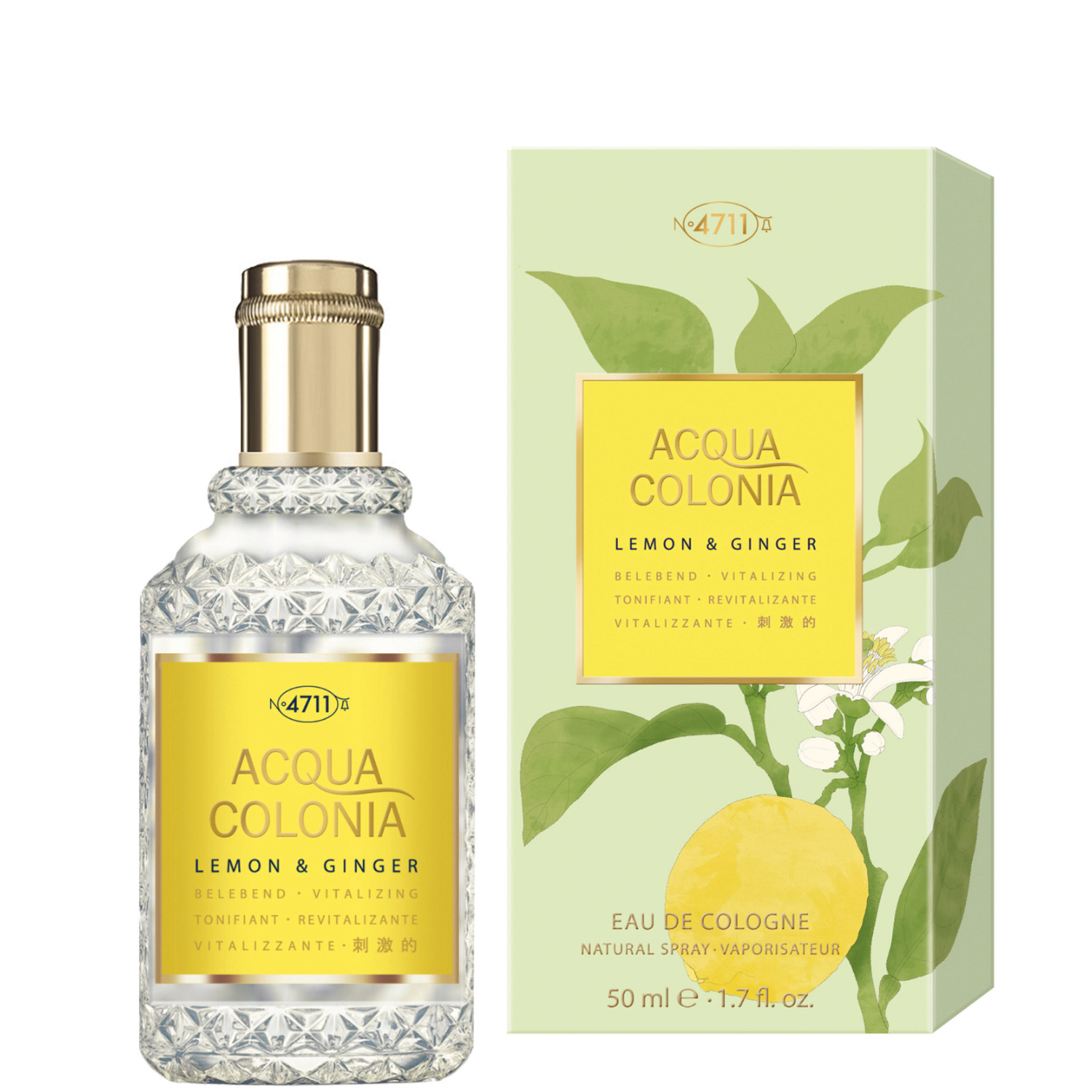 4711 Acqua Colonia Lemon & Ginger Eau de Cologne 50ml