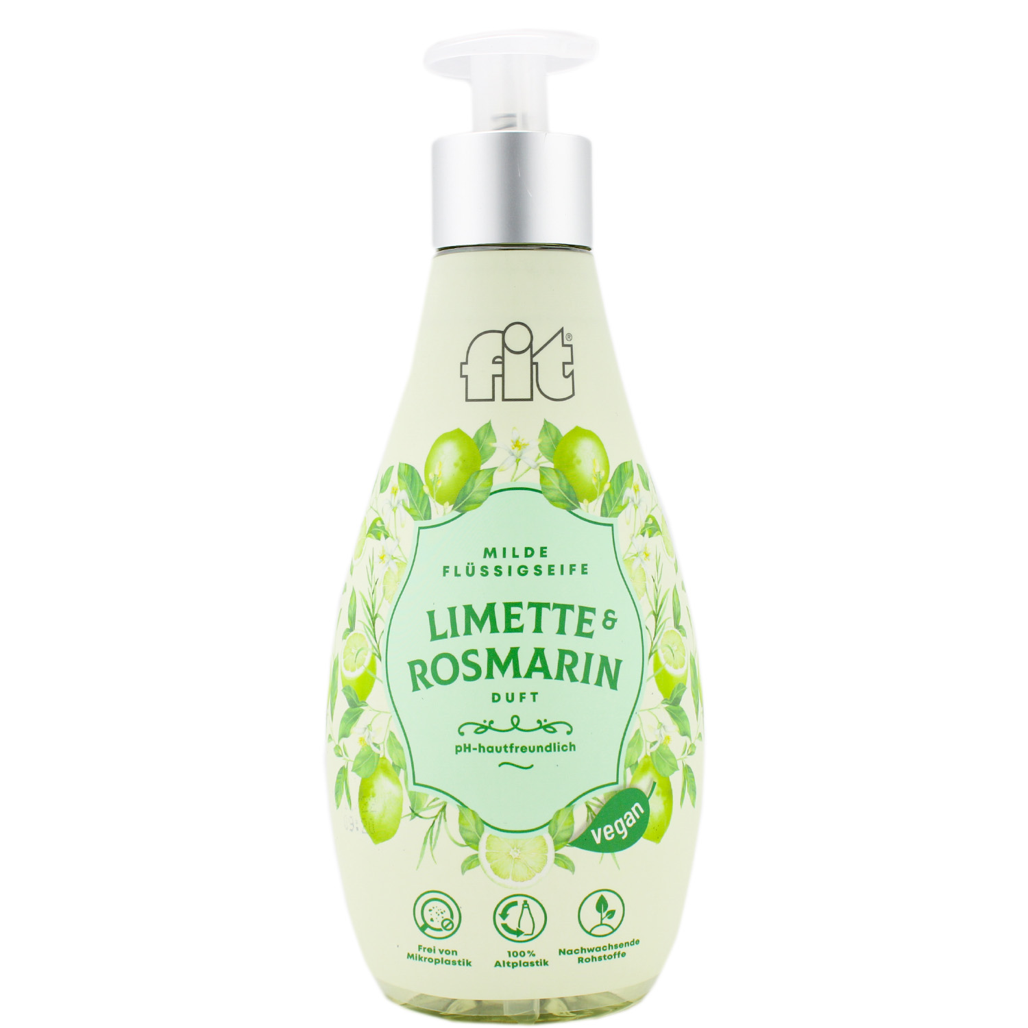 Fit Limette & Rosmarin Milde Flüssigseife 400ml Fit Limette & Rosmarin Milde Flüssigseife 400ml
