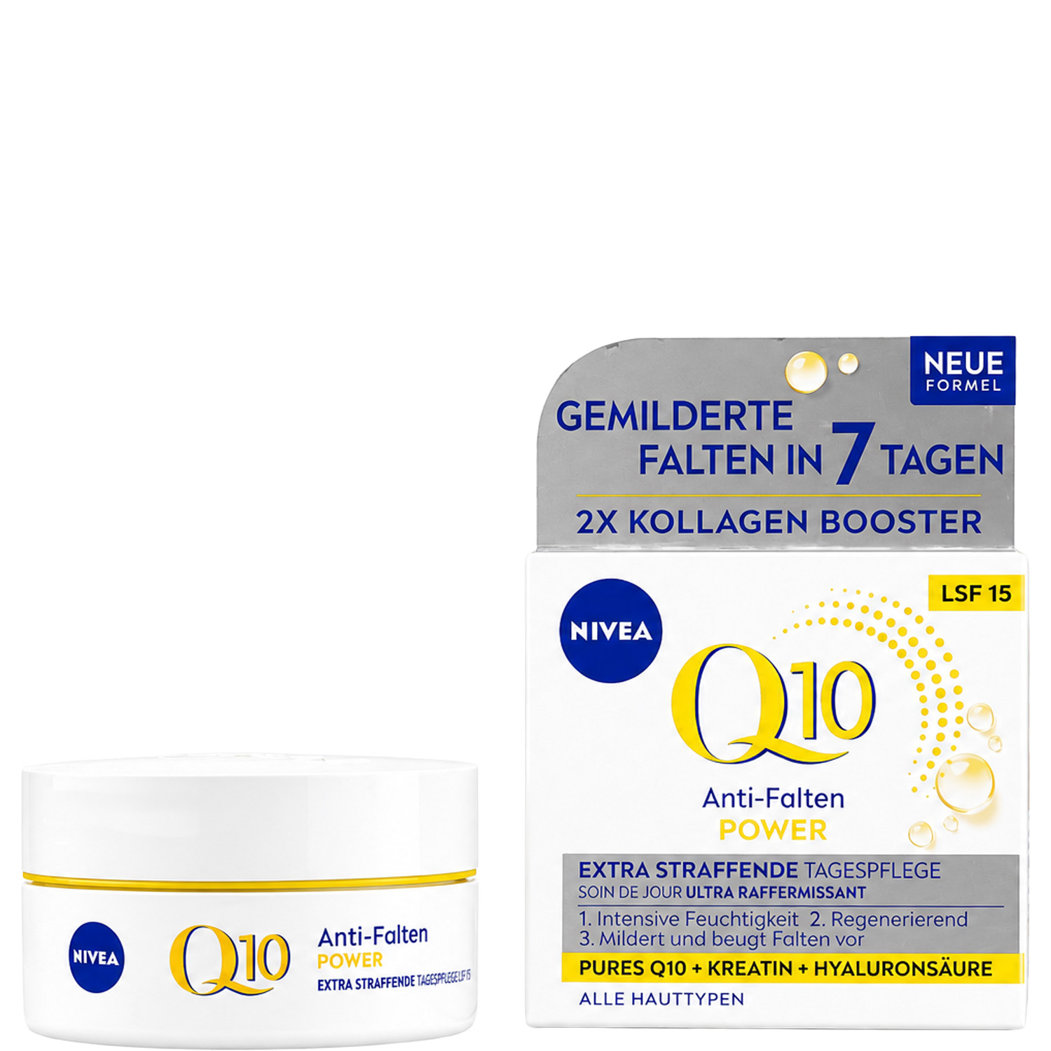 Nivea Q10 Anti-Falten Power Extra Straffende Tagespflege mit LSF15 50ml