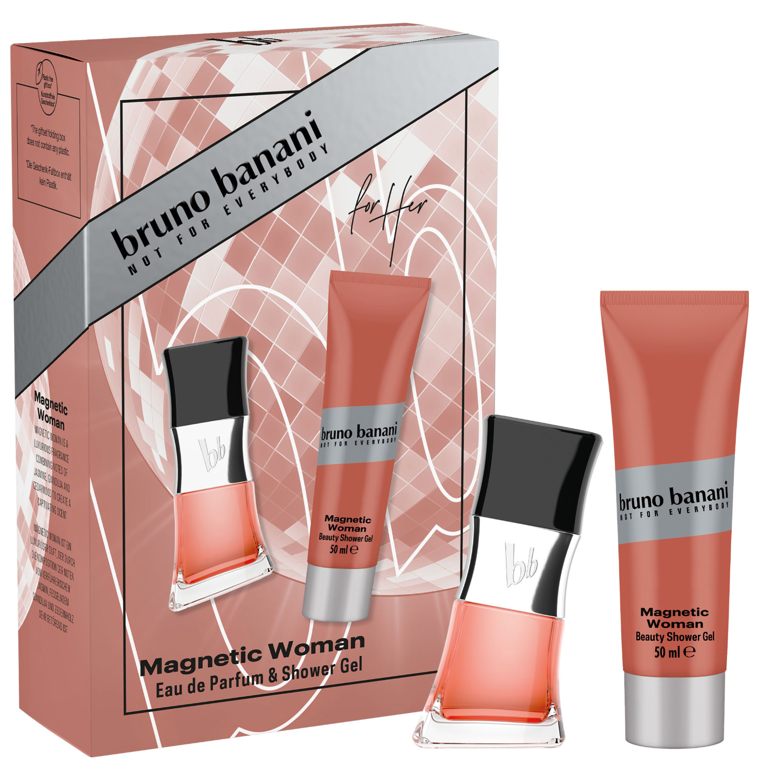Bruno Banani Magnetic Woman Set Eau de Parfum 30ml & Shower Gel 50ml