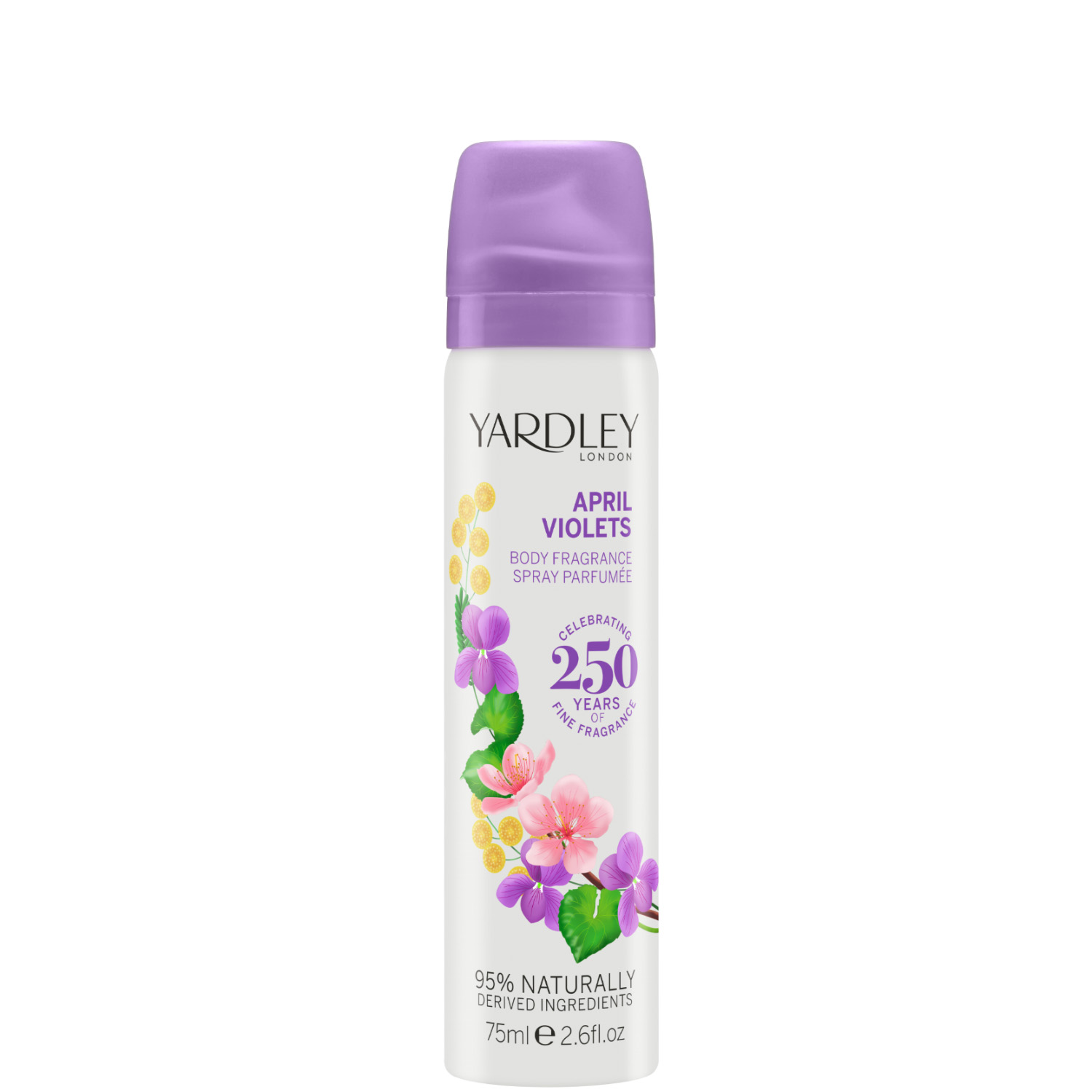 Yardley April Violets Deodorant Spray 75ml