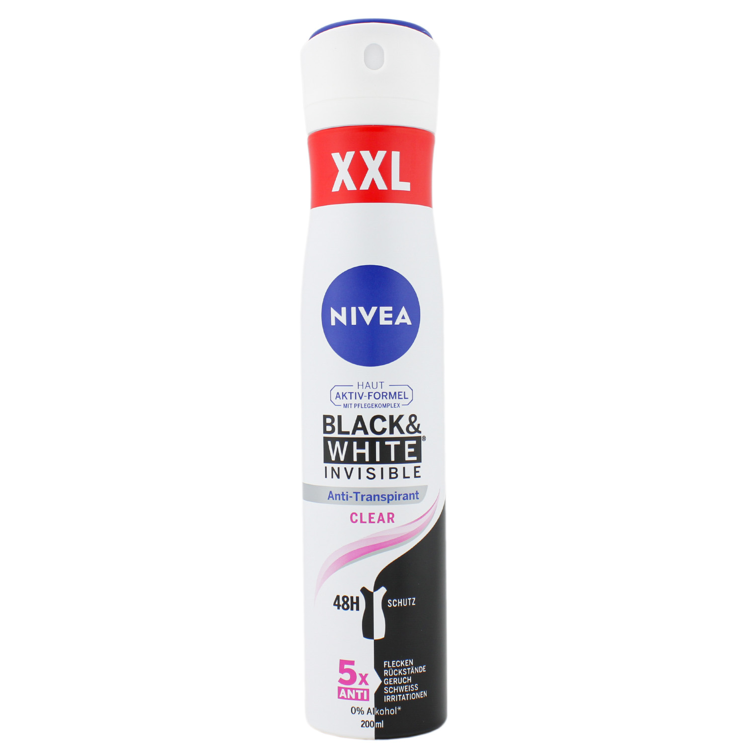 Nivea Black & White Invisible Clear 48H Deodorant Spray 200ml