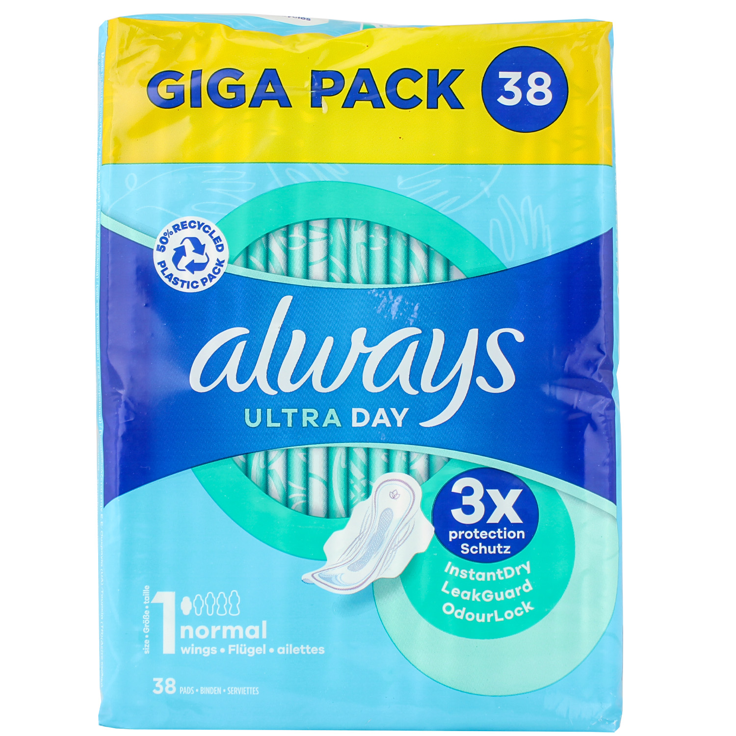 Always Ultra Binde Normal mit Flügeln 38er-GigaPack