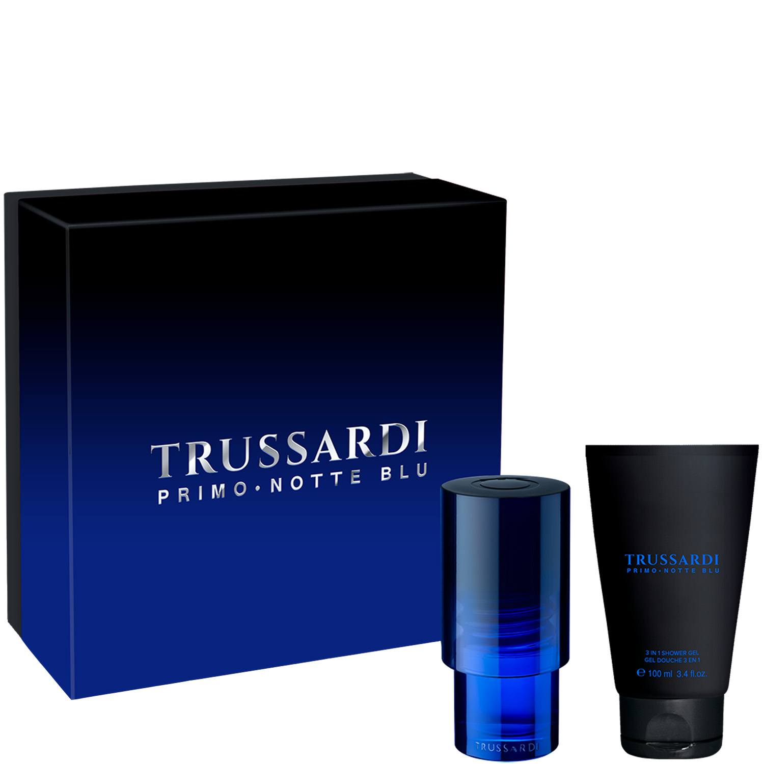 Trussardi Primo Notte Blue Set Eau de Parfum 50ml & Shower Gel 100ml