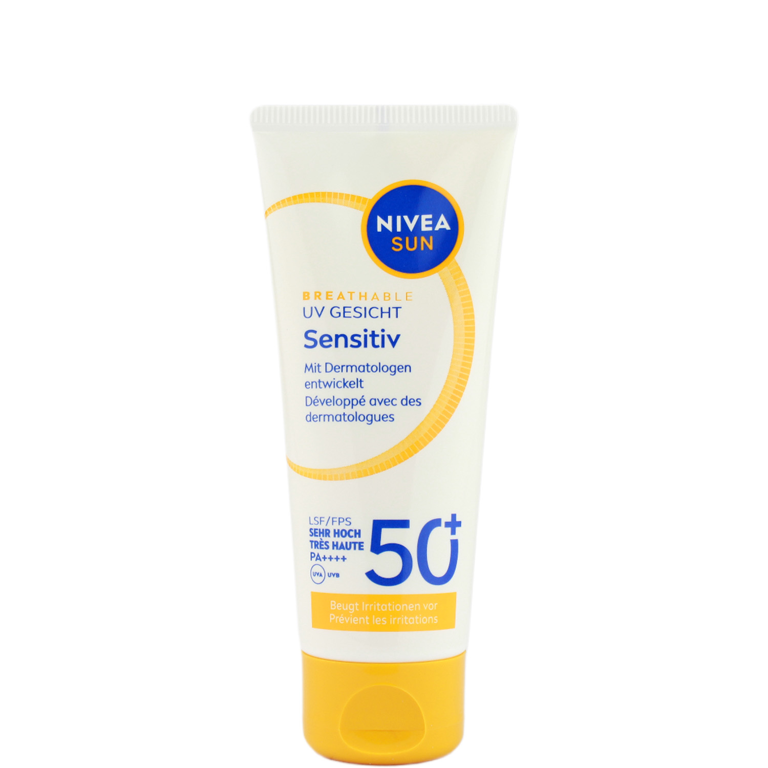 Nivea Sun Breathable UV Gesicht Sensitiv Sonnenschutz mit LSF50+ 40ml